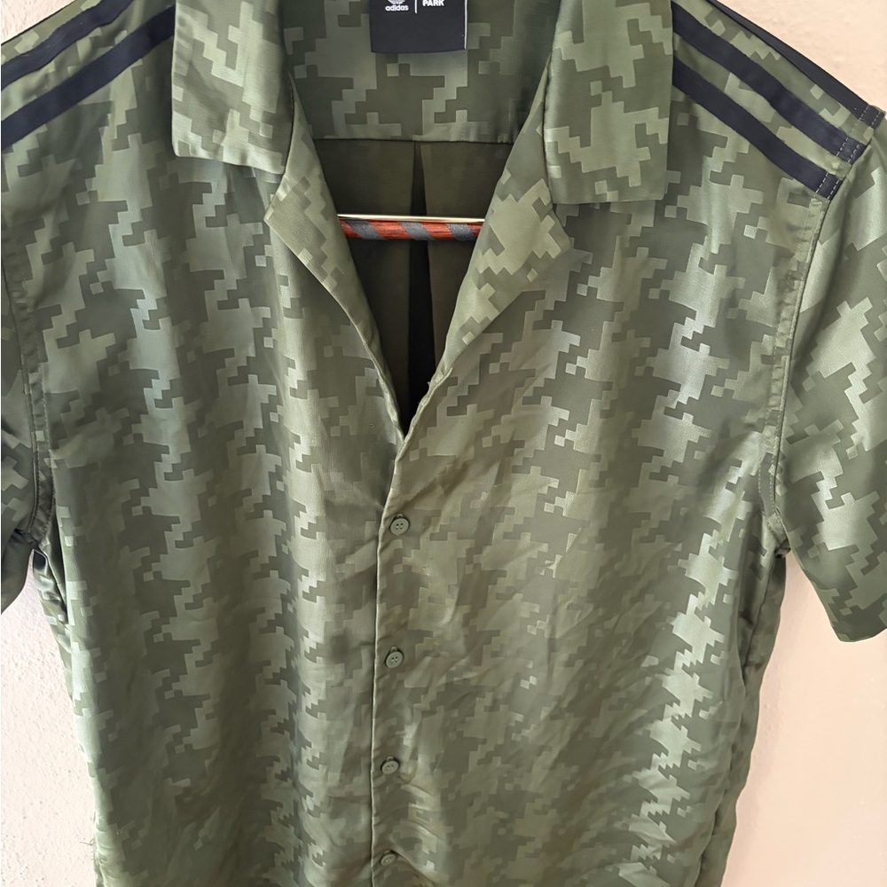 Men's Green Camouflage Shirt
